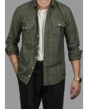 GREEN CHECK SHIRT