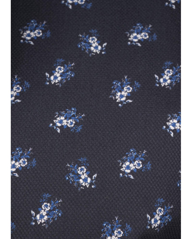 100% COTTON SHIRT WITH MINI PATTERN