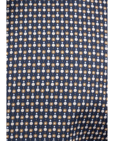 100% COTTON SHIRT WITH MINI PATTERN